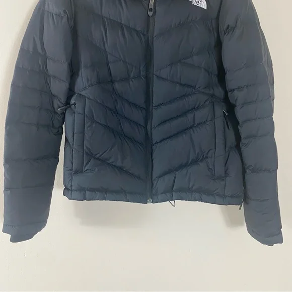 The North Face Down Filled Hooded Puffer Jacket Black - M - Picture 5 of 16